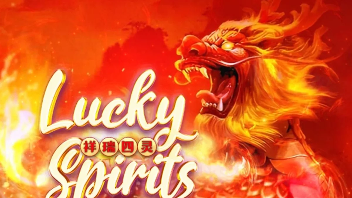 Tampilan visual slot Lucky Spirits dengan tema spiritual yang mistis